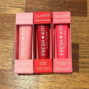 ColourPop Fresh Kiss Glossy Lip Balm Trio